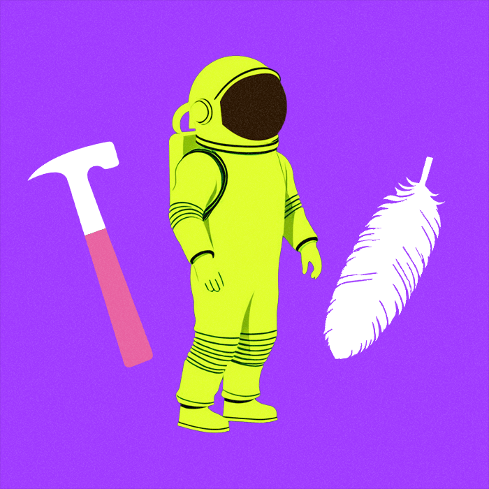 Why do heavy and light objects fall at the same time?