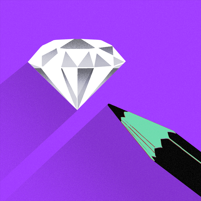 Why is it difficult for graphite to become diamond?